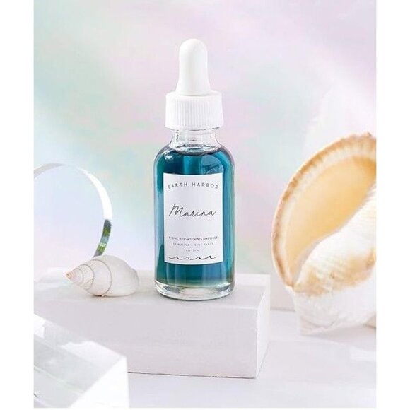 Earth Harbor-MARINA Biome Brightening Ampoule-Brightens & Balances Blue Tansy - Picture 3 of 6